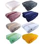 XXL Flanell Kuscheldecke 180 x 220 cm Wohndecke 260g/m� w�rmespeichernd
