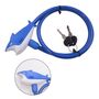 Fahrradschloss mit Schl�sseln f�r Kinder 10 x 800mm Spiralkabelschloss