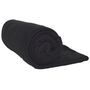 24 Fleecedecken Polarfleece Schwarz 130 x 170 cm Wohndecke Set 