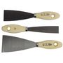 Spachtel Set 25, 40, 60mm Stielspachtel Malerspachtel 3tlg. mit Holzgriff 