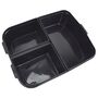 Lunchbox f�r Kinder mit 3 F�chern aus Kunststoff Brainrot