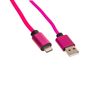 USB Ladekabel Regenbogen ca. 1 m verschiedene Stecker