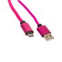 USB Ladekabel Regenbogen ca. 1 m verschiedene Stecker