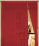Fadenvorhang 90 cm x 240 cm (BxH) rot