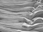 Fadenvorhang 90 cm x 240 cm silber in B1 schwer entflammbar