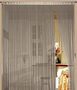Fadenvorhang 150 cm x 300 cm gold in B1 schwer entflammbar