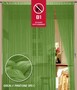 Fadenvorhang 150 cm x 300 cm gr�n in B1 schwer entflammbar