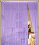 Fadenvorhang 150 cm x 300 cm flieder in B1 schwer entflammbar
