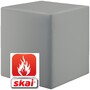 Sitzwrfel platin grau B1 schwer entflammbar 43 cm x 43 cm x 51 cm 