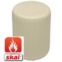 Sitzhocker perle creme B1 schwer entflammbar 