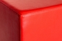 Sitzw�rfel Rot Ma�e: 43 cm x 43 cm x 51 cm