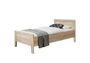Seniorenbett Komfortbett Meran, Liegehhe und Sitzhhe 4 mal verstellbar, 90 x 190 cm, Dekor eicheartig sgerau