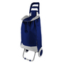 Einkaufstrolley Dunkelblau mit R�dern / Klappbar 