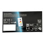 LED-Lichterkette mit 20 Eiszapfen 100 LED 8 Licht-Funktionen kaltwei�