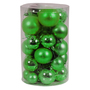 30tlg. Christbaumkugeln / Weihnachtskugeln lime-gr�n  4/5/6/7cm