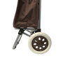 Einkaufstrolley mit R�dern / klappbar Braun