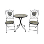 3-teiliges Mosaik Sitzgarnitur Bistrom�bel Gartengarnitur Tisch St�hle