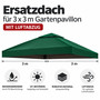 Universal Ersatz Dach f�r Pavillon 3x3 Meter Gr�n
