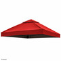 Universal Ersatz Dach f�r Pavillon 3x3 Meter Rot