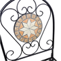 Mosaik Klappstuhl Bistrostuhl Balkonstuhl Gartenstuhl Stern Design