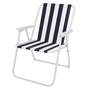 Campingstuhl Outdoor Klappstuhl Gartenstuhl Blau/Wei� gestreift