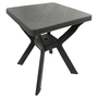 Gartentisch Balkontisch Bistrotisch Tisch Eckig Anthrazit 70x70x72cm