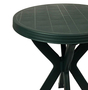Gartentisch Balkontisch Bistrotisch Tisch Rund Gr�n Don 70xH72cm