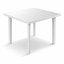 Gartentisch Terrassentisch Outdoor Tisch Wei� L80xB75xH72cm
