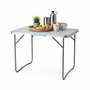 Campingtisch Klapptisch Outdoor klappbar Tragegriff Alu L70xB50xH59cm