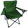 Anglersessel Campingstuhl mit Getr�nkehalter und Tasche Gr�n