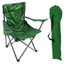 Anglersessel Campingstuhl mit Getr�nkehalter und Tasche Gr�n