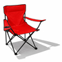Anglersessel Campingstuhl Anglerstuhl Getr�nkehalter und Tasche Rot