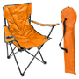 Anglersessel mit Getr�nkehalter und Tasche Orange