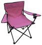 Anglersessel Campingstuhl mit Getr�nkehalter Outdoorstuhl Tasche Pink