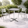 Bistrogarnitur 3-teilig Aluminium H�henverstellbar H70/110cm