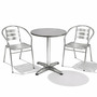 Bistrogarnitur 3-teilig Aluminium H�henverstellbar H70/110cm