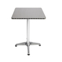 Bistrogarnitur 3-teilig Aluminium - Kunststoff Mokka