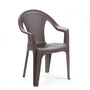 Bistrogarnitur 3-teilig Aluminium - Kunststoff Mokka