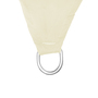 Dreieck Sonnensegel 5x5x5m beige mit �sen+Nylonschn�ren
