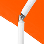 Sonnenschirm rund 1,80m orange Nylon