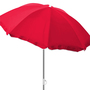 Sonnenschirm rund 1,80m rot Nylon
