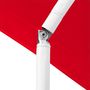 Sonnenschirm rund 1,80m rot Nylon
