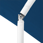 Sonnenschirm rund 1,80m Dunkelblau Polyester knickbar UV Schutz