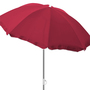 Sonnenschirm rund 1,80m rot Polyester knickbar UV Schutz