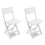 2 St�ck Gartenstuhl Klappstuhl Outdoorstuhl Kunststoff Wei�