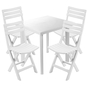 Bistro Sitzgarnitur Bistrogarnitur 5-teilig Wei�