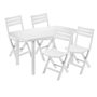 Sitzgarnitur Gartengarnitur 5-teilig Wei�
