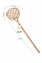 Teppichklopfer Rattan  L76xB25,5xH2,5cm
