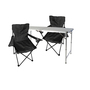 3-teiliges Campingm�bel Set Schwarz