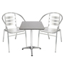 Bistrogarnitur 3-teilig Aluminium